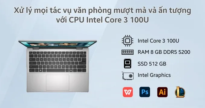 Laptop Dell 14 DC14250 C3U085W11SLU - Ảnh 2