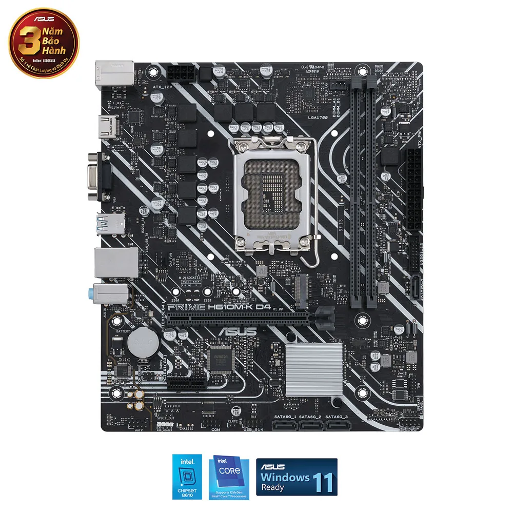 Asus PRIME H610M-K D4 CMS - Ảnh 2
