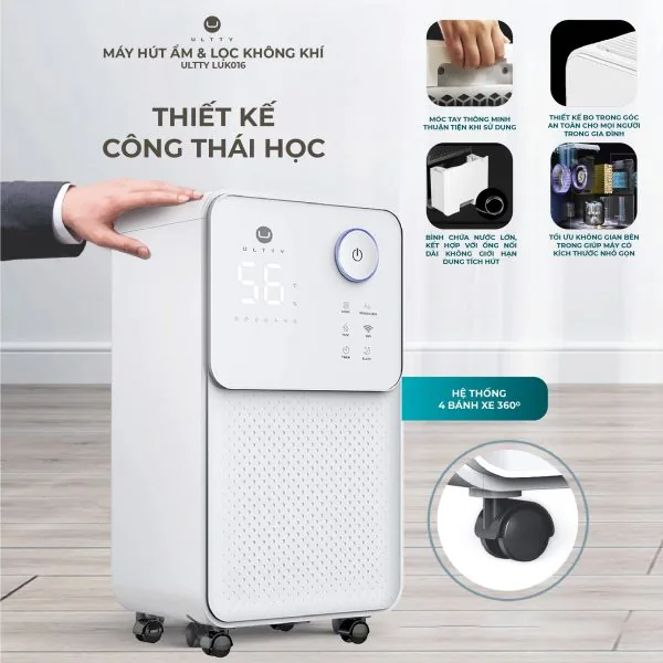 Máy hút ẩm & lọc không khí U-ULTTY LUK016 - Ảnh 2