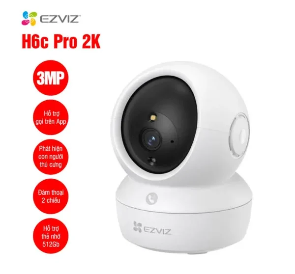 Camera Ezviz H6c Pro 2K 3MP