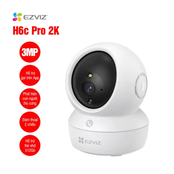 Camera Ezviz H6c Pro 2K 3MP