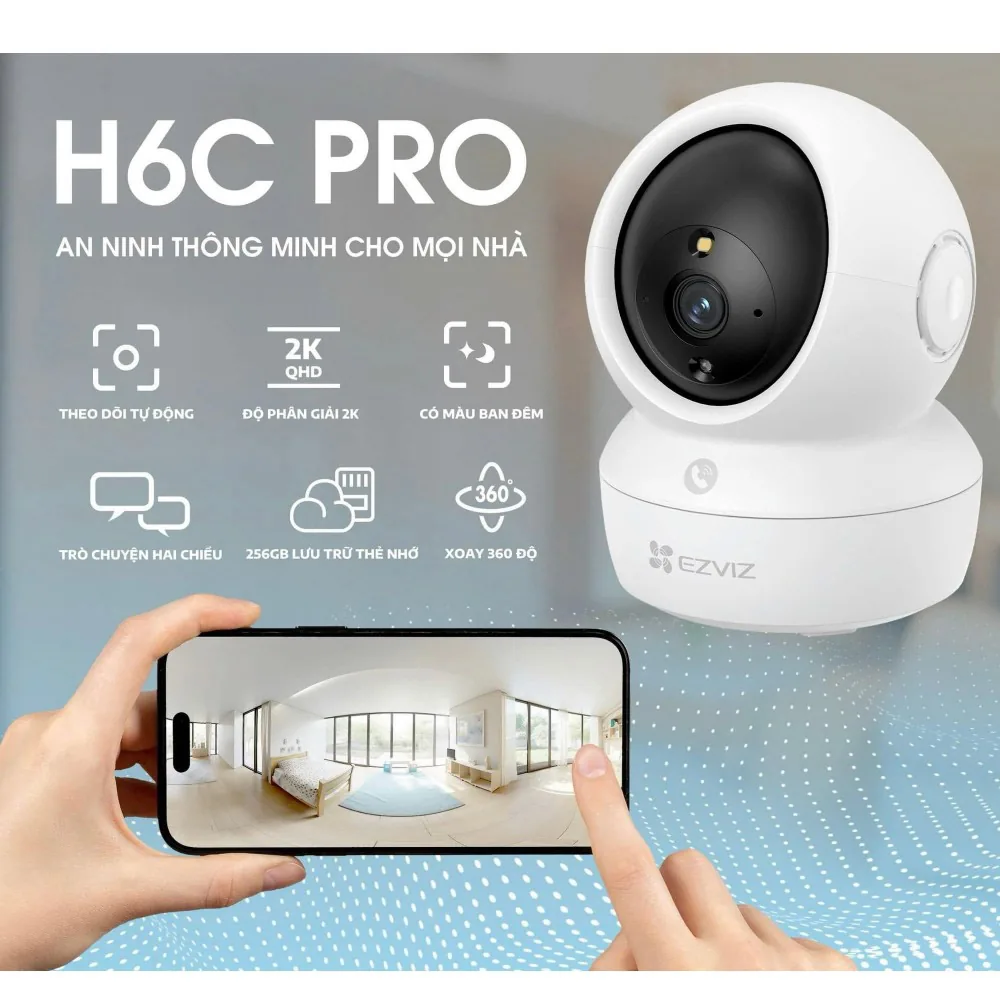 Camera Ezviz H6c Pro 2K 3MP - Ảnh 2