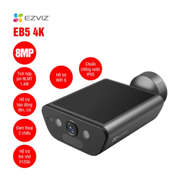 Camera Ezviz EB5 4K 8MP