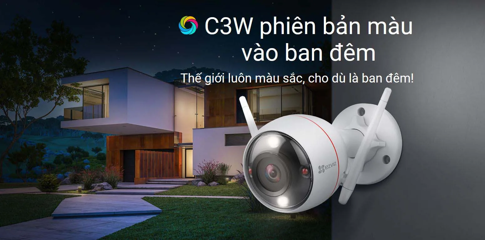 Camera Ezviz C3W Color Night Vision - Ảnh 2