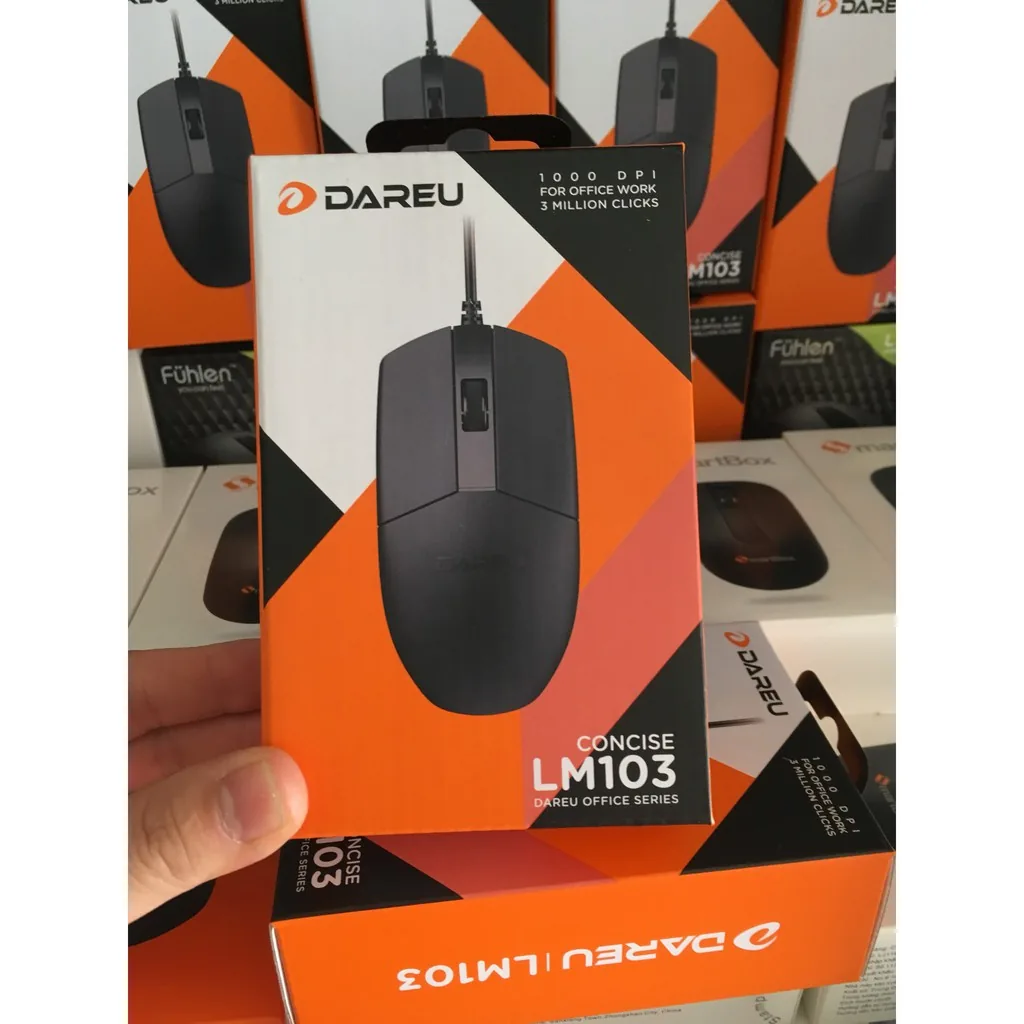 Chuột chơi game Dareu LM103 Black