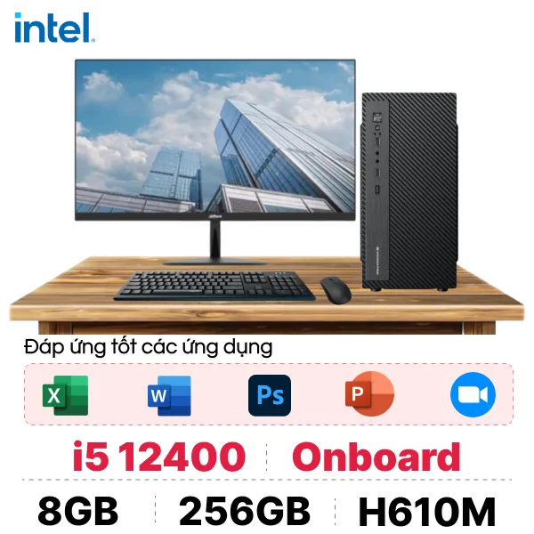 HYC văn phòng Intel i5 Gen 12 - Kèm màn hình - Ảnh 2