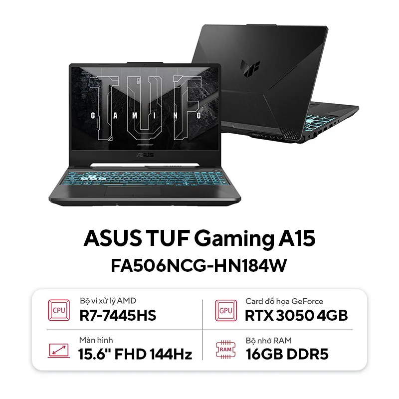 Laptop Asus TUF Gaming A15 FA506NCG-HN184W