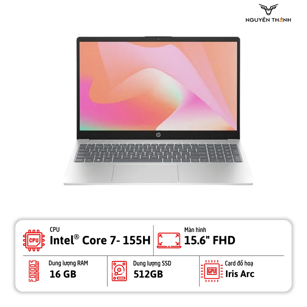 Laptop HP 15-fd1060TU 9Z2X8PA (Intel Core Ultra 7-155H