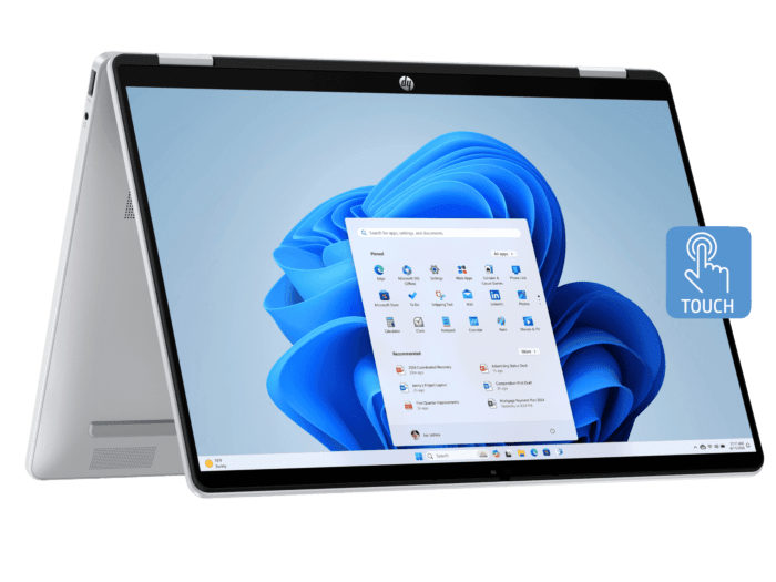 HP OmniBook 5 14 inch Flip 2-in-1 Laptop 14-fp0558TU, Silver - 14-inch ...
