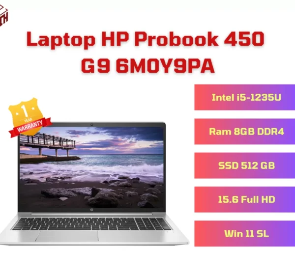 Laptop HP Probook 450 G9 6M0Y9PA i5-1235U | 8GB DDR4 | 512GB SSD | 15.6 ...