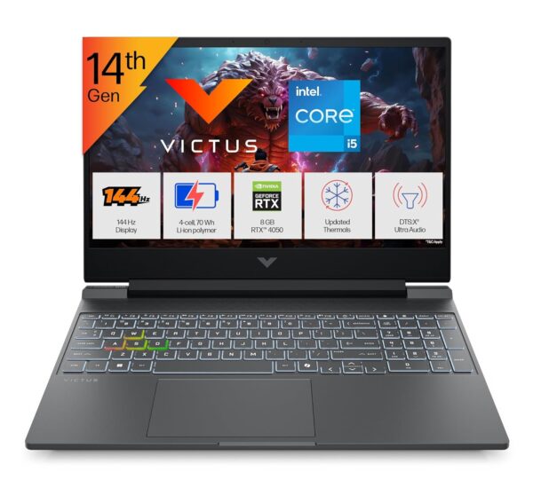 HP Victus, Intel Core i5-14450HX 14th Gen, 6GB RTX 4050, 24GB DDR5 ...