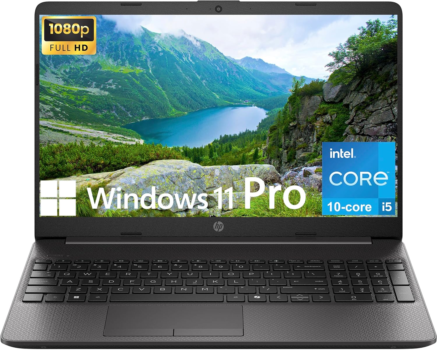 Amazon.com: HP 250 G9 Business Laptop, 15.6" FHD Display, 10-core Intel ...