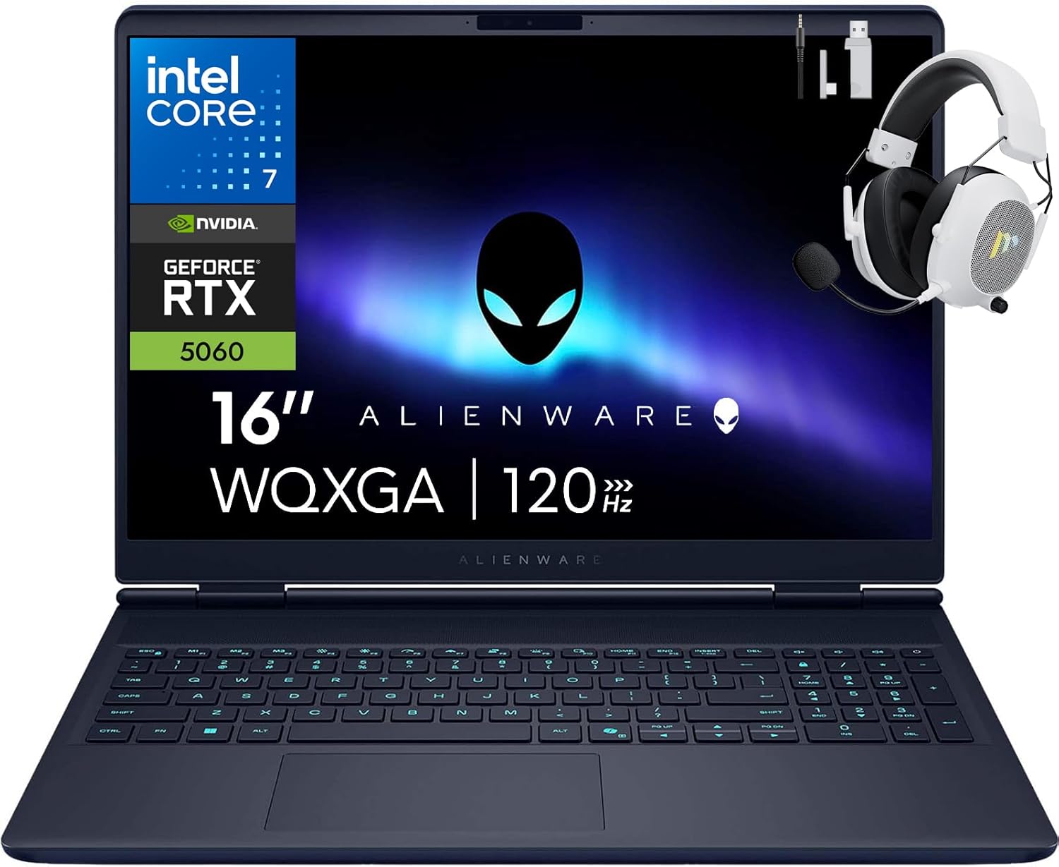 Amazon.com: Portátil Alienware 16 Aurora, pantalla WQXGA 120Hz de 16 ...