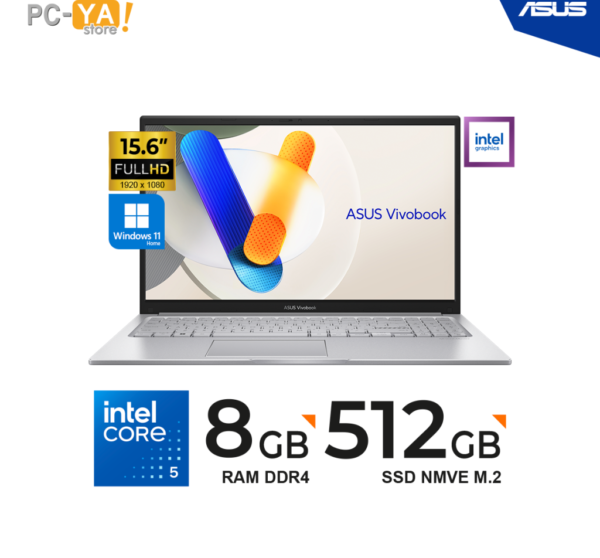 LAPTOP ASUS VIVOBOOK X1504VA-NJ686W CORE 5-120U, 8GB, 512GB SSD 15,6 ...