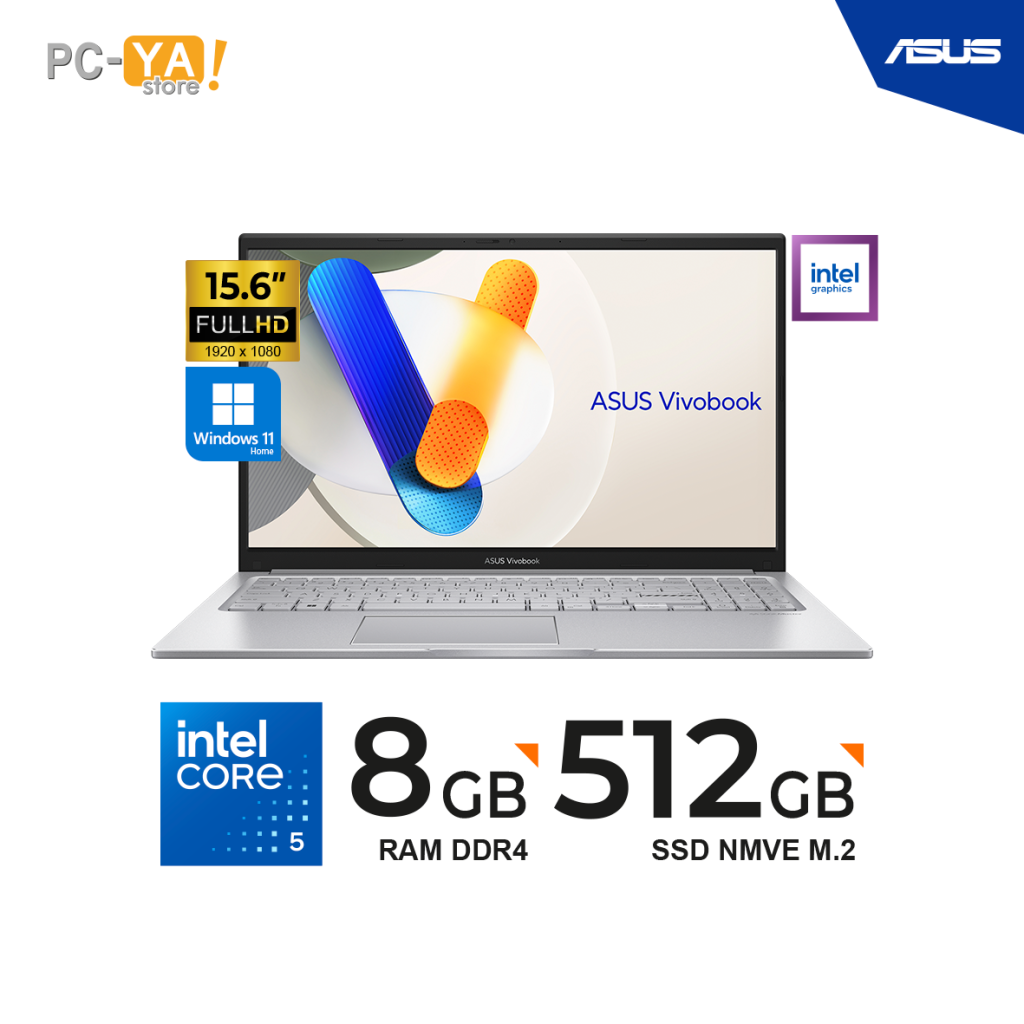 LAPTOP ASUS VIVOBOOK X1504VA-NJ686W CORE 5-120U, 8GB, 512GB SSD 15,6 ...