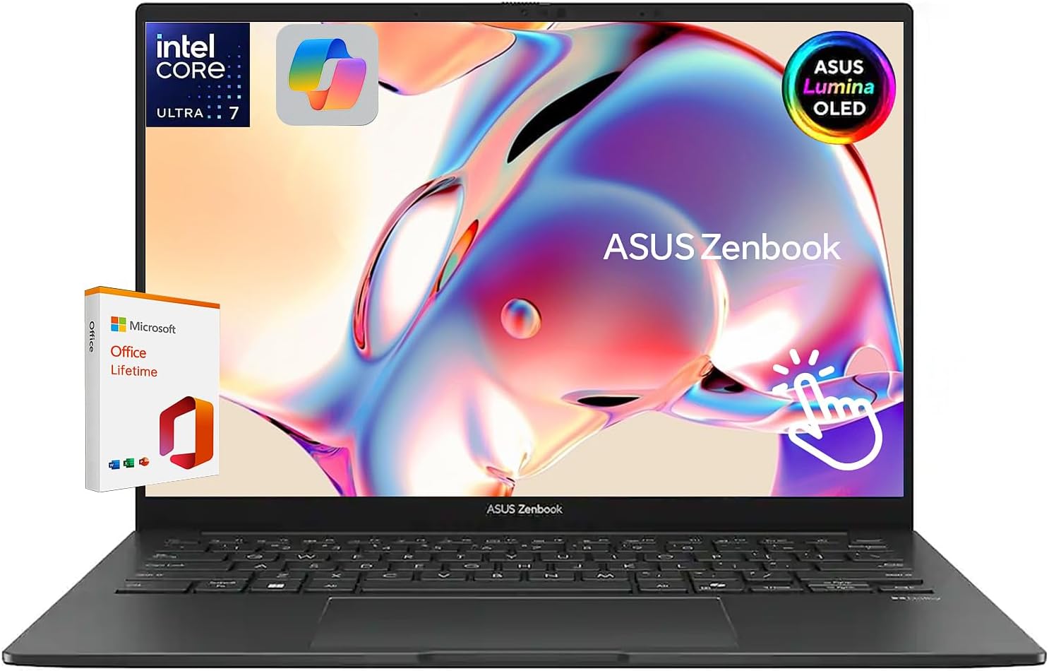 Amazon.com: ASUS Zenbook 14'' Wuxga OLED Touchscreen Laptop, Intel 16 ...