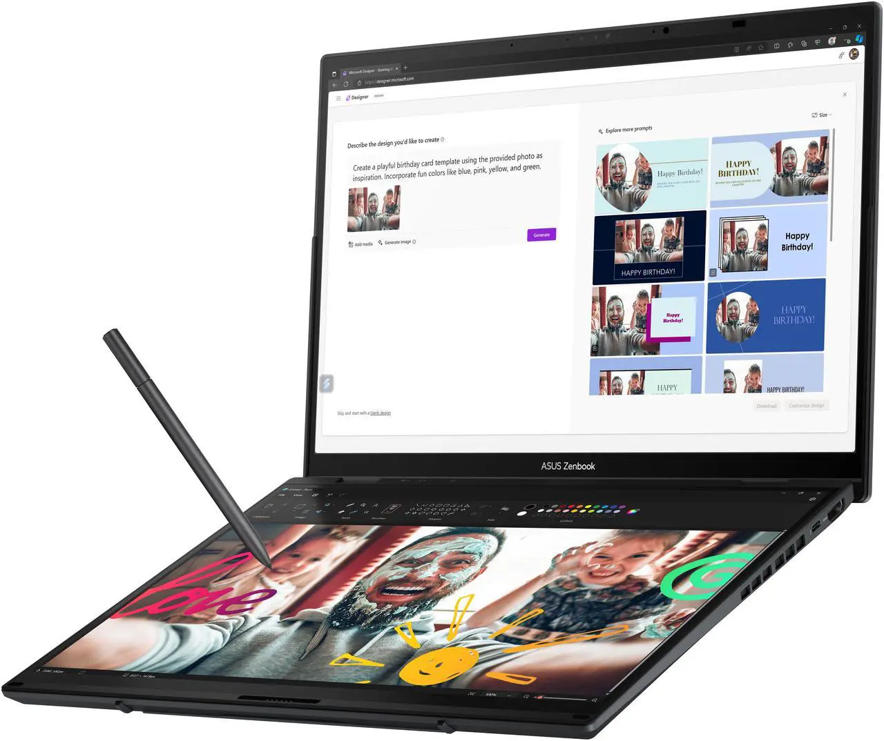 ASUS ZenBook Duo 14.0" Laptop Ultra 7 255H 32GB RAM 1 TB PCIe SSD ...