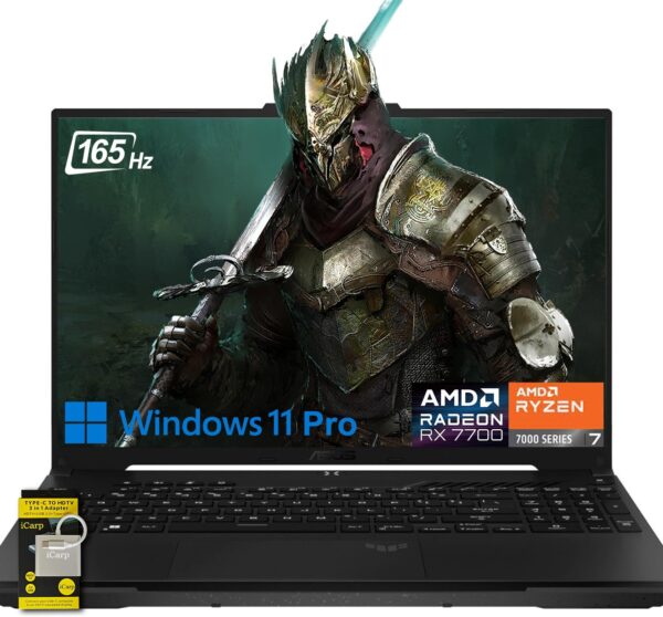 Amazon.com: Asus Tuf A16 Gaming Laptop, AMD Ryzen 7 7735HS, 32 GB DDR5 ...