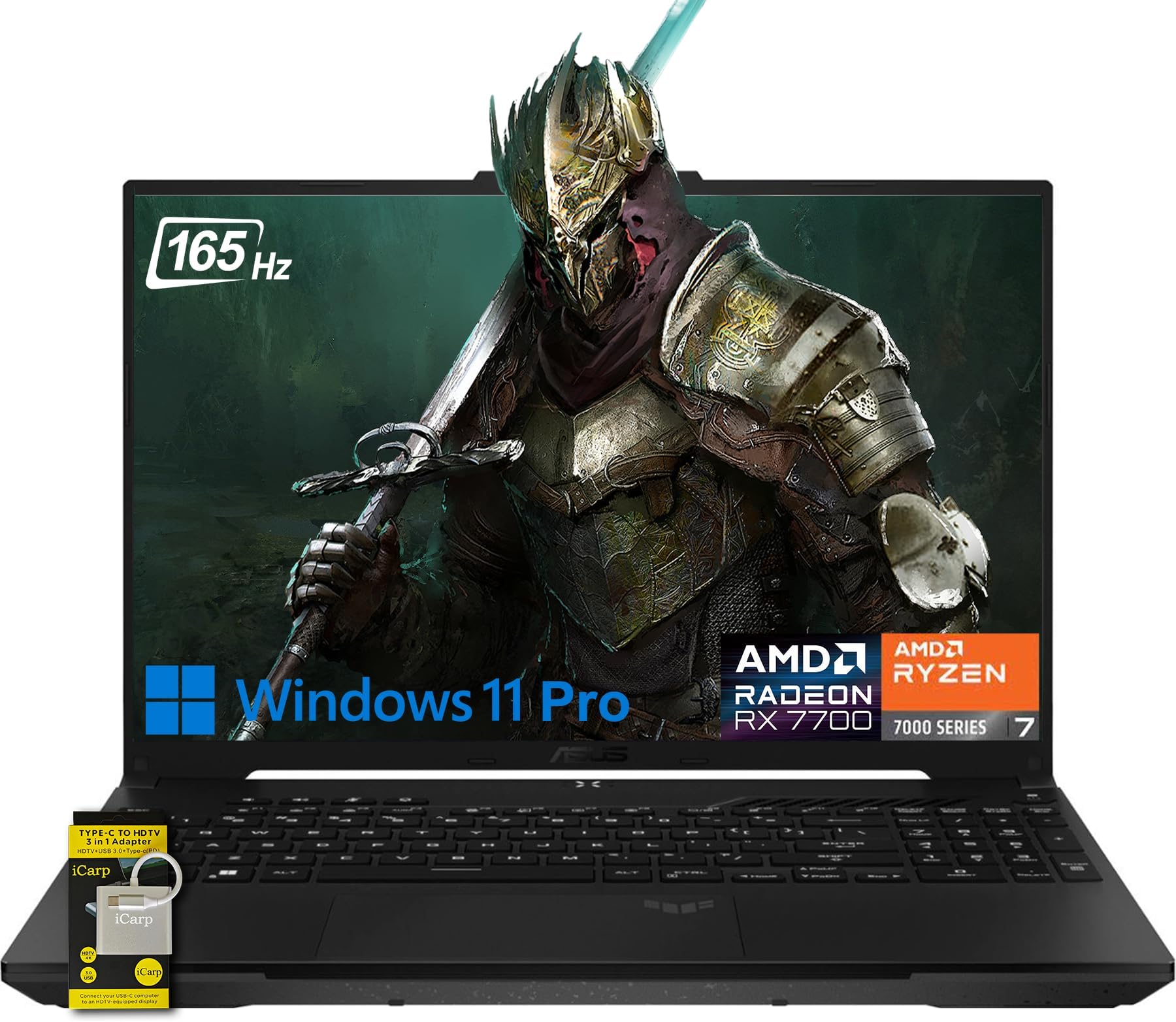 Amazon.com: Asus Tuf A16 Gaming Laptop, AMD Ryzen 7 7735HS, 32 GB DDR5 ...