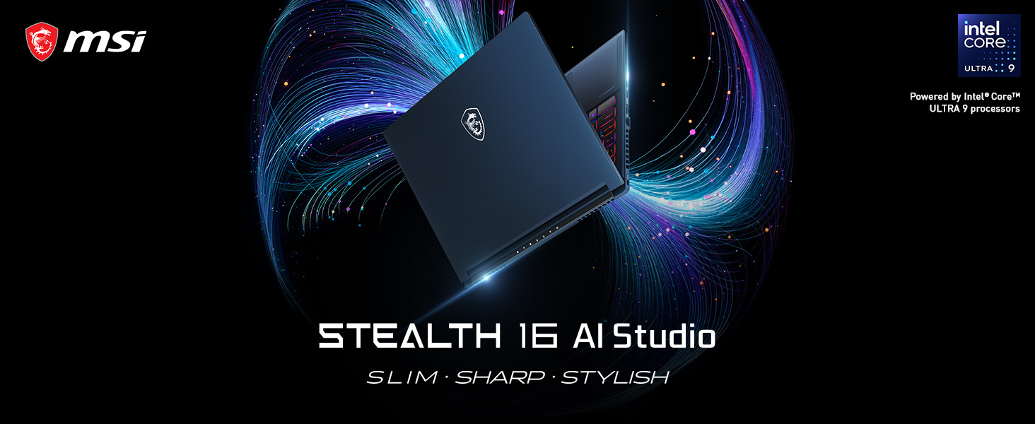 Amazon.com: MSI Stealth 16 AI Studio 16" 120Hz UHD+ Mini LED Gaming ...