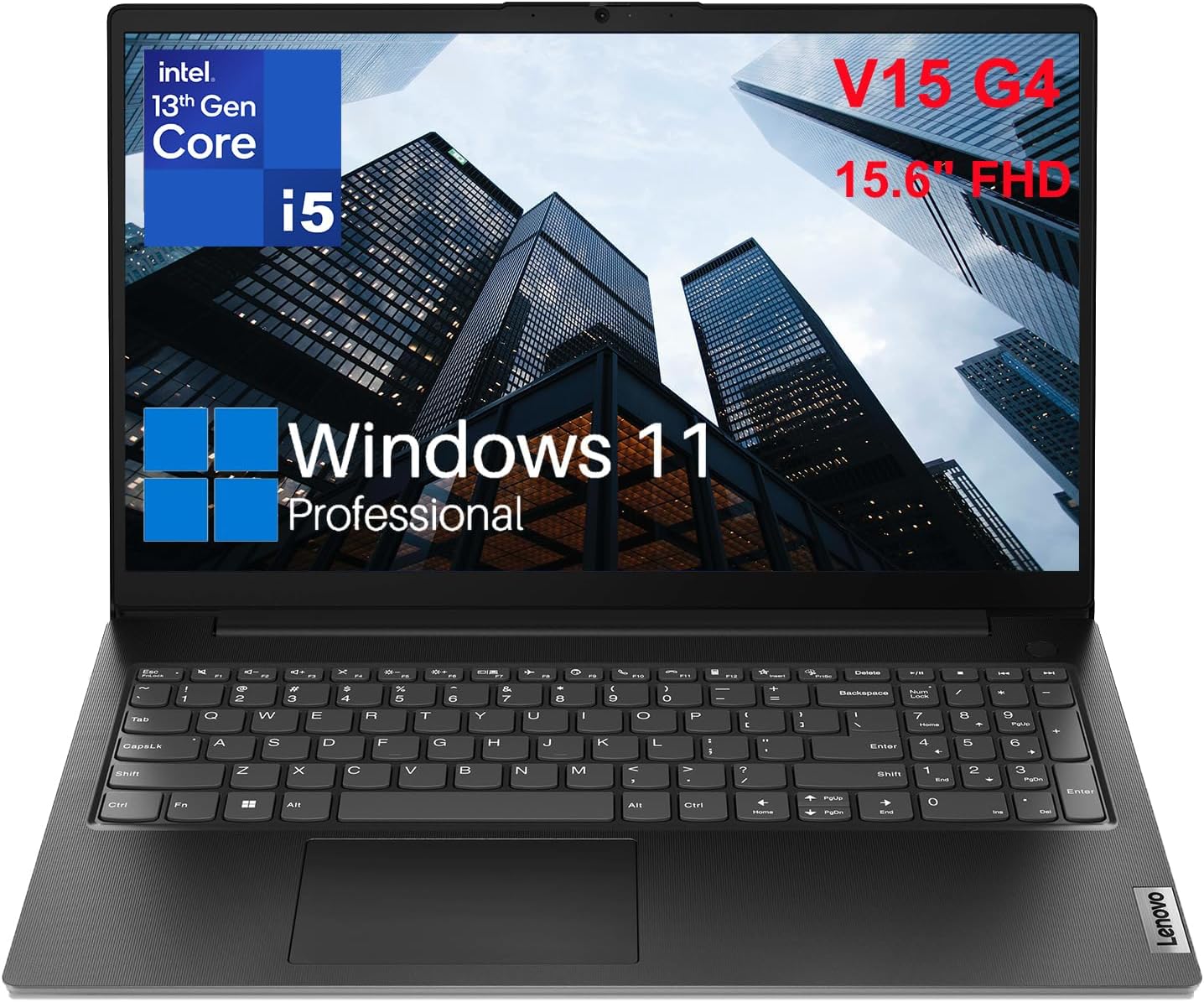 Amazon.com: Lenovo V15 Gen 4 Laptop, 15.6" FHD Display, Intel Core i5 ...