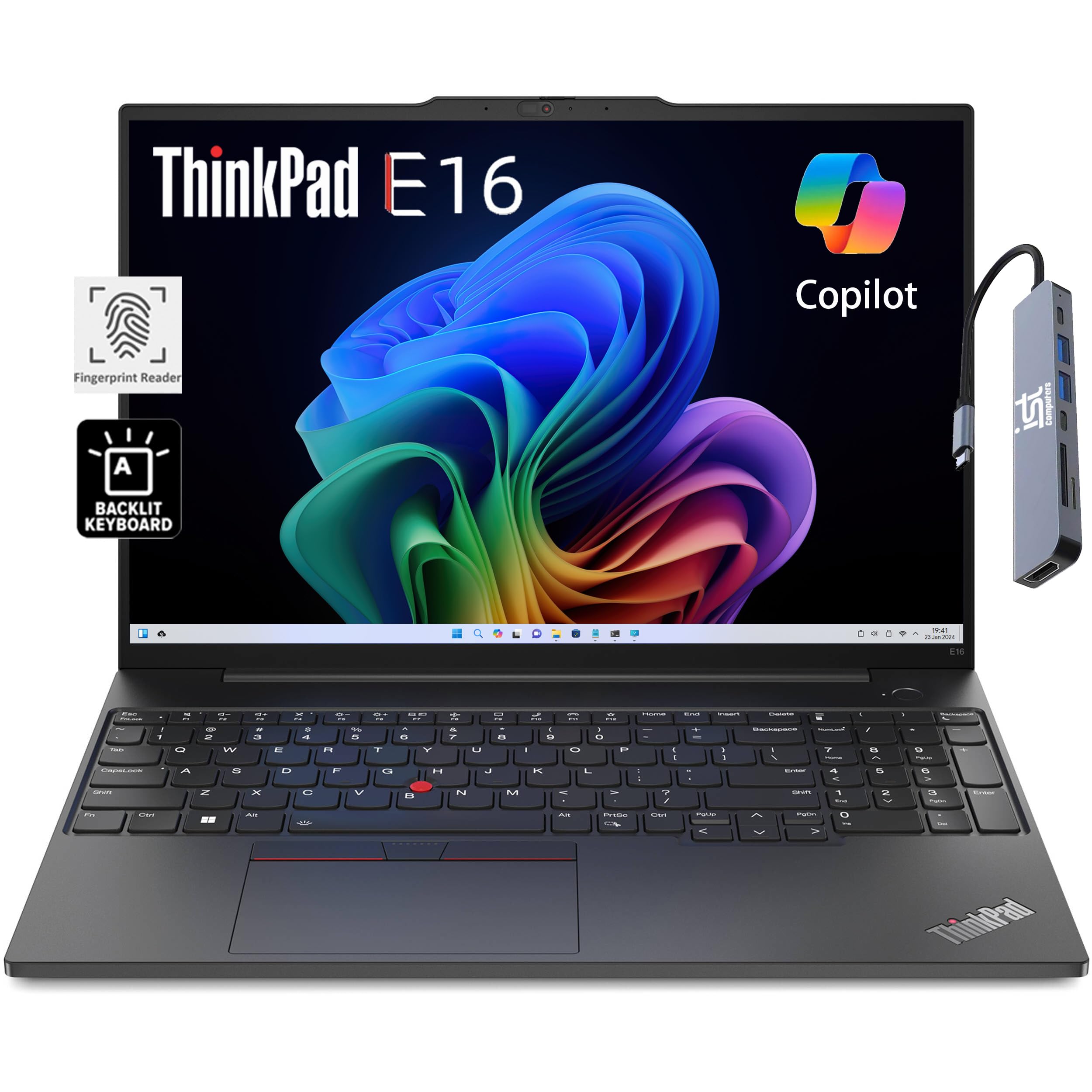 Amazon.com: Lenovo ThinkPad E16 Business Laptop (16" FHD+, AMD Ryzen 5 ...