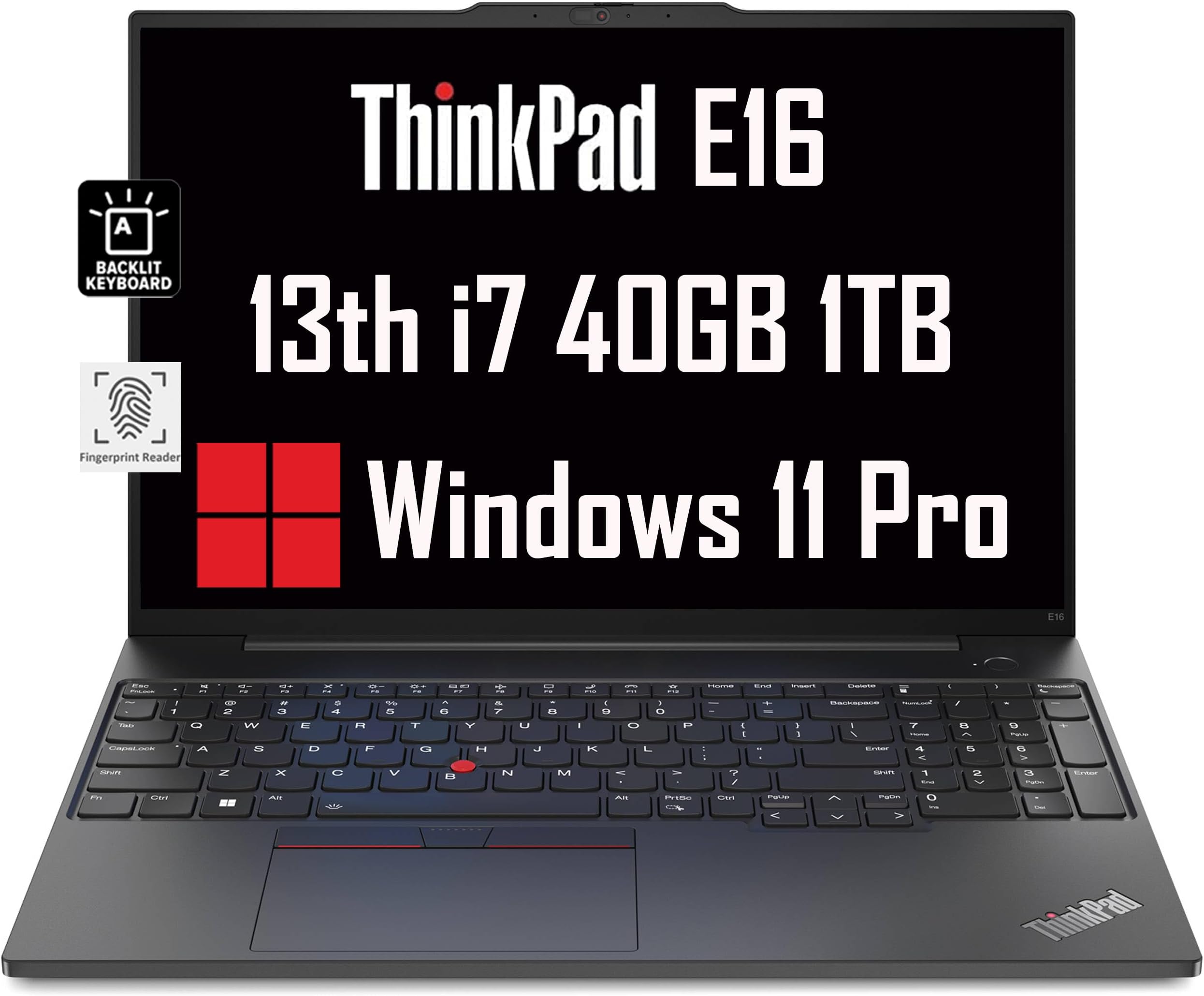 Amazon.com: Lenovo ThinkPad E16 Gen 1 21JN0073US 16" Notebook - WUXGA ...