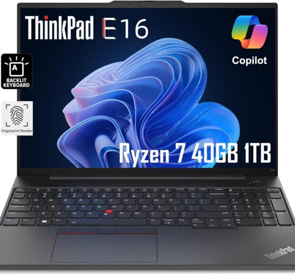 Amazon.com: Lenovo ThinkPad E16 Gen 2 Business Laptop (16" FHD+ Anti ...