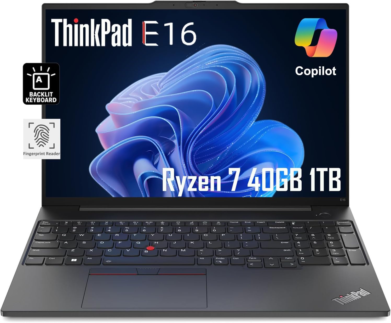 Amazon.com: Lenovo ThinkPad E16 Gen 2 Business Laptop (16" FHD+ Anti ...