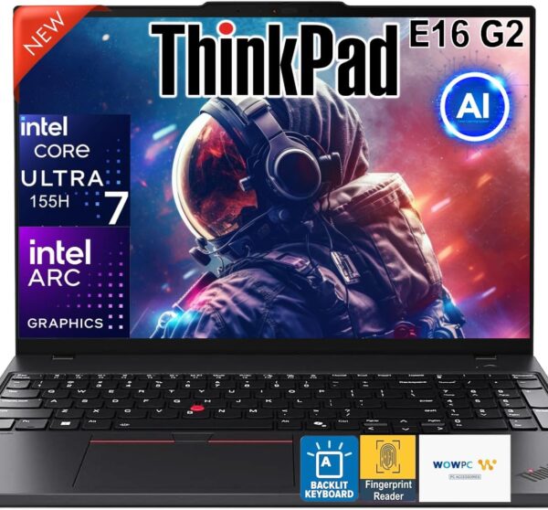 Amazon.com: Lenovo ThinkPad E16 G2 16" AI Business Laptop, Intel Core ...