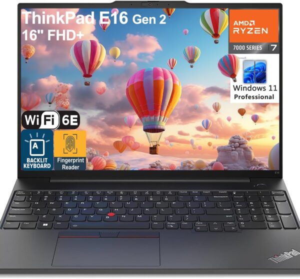 Amazon.com: Lenovo ThinkPad E16 G2 16" FHD+ Business Laptop Computer ...