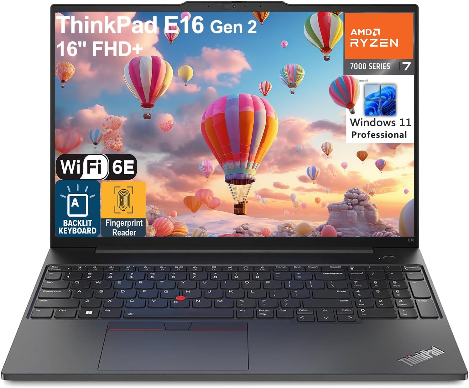 Amazon.com: Lenovo ThinkPad E16 G2 16" FHD+ Business Laptop Computer ...