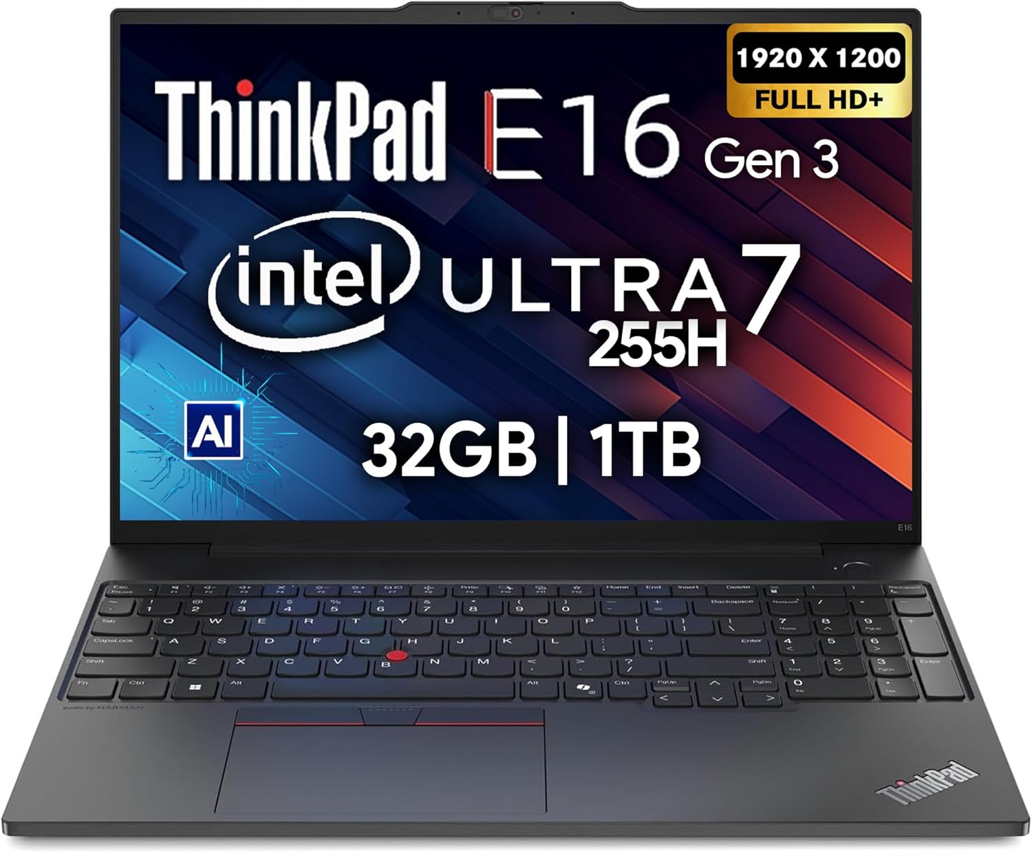 Amazon.com: Lenovo ThinkPad E16 Gen 3, 16" FHD+, Intel Ultra 7 255H ...