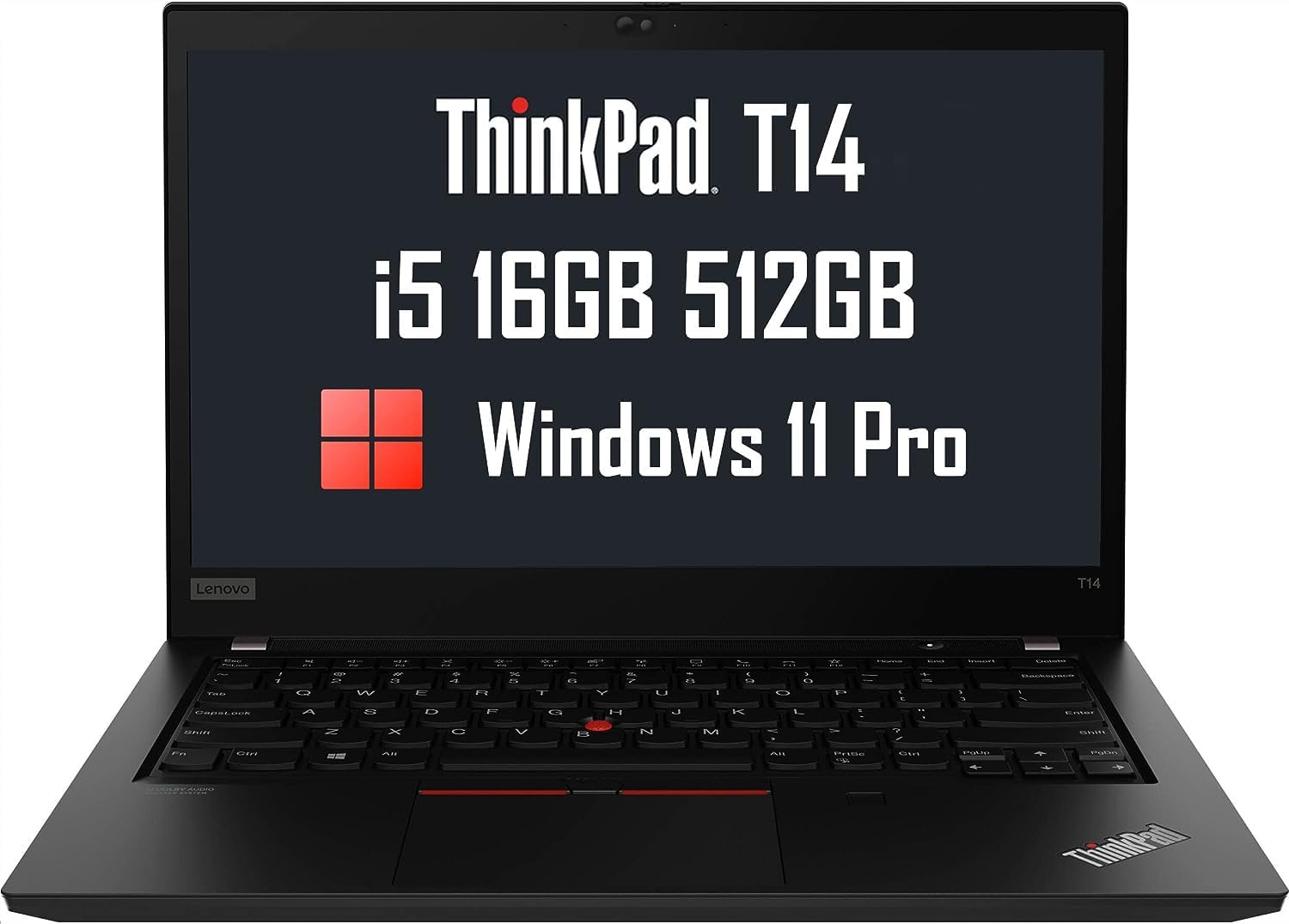 Amazon.com: Lenovo ThinkPad T14 Gen 5 Business Laptop (14" FHD+ ...