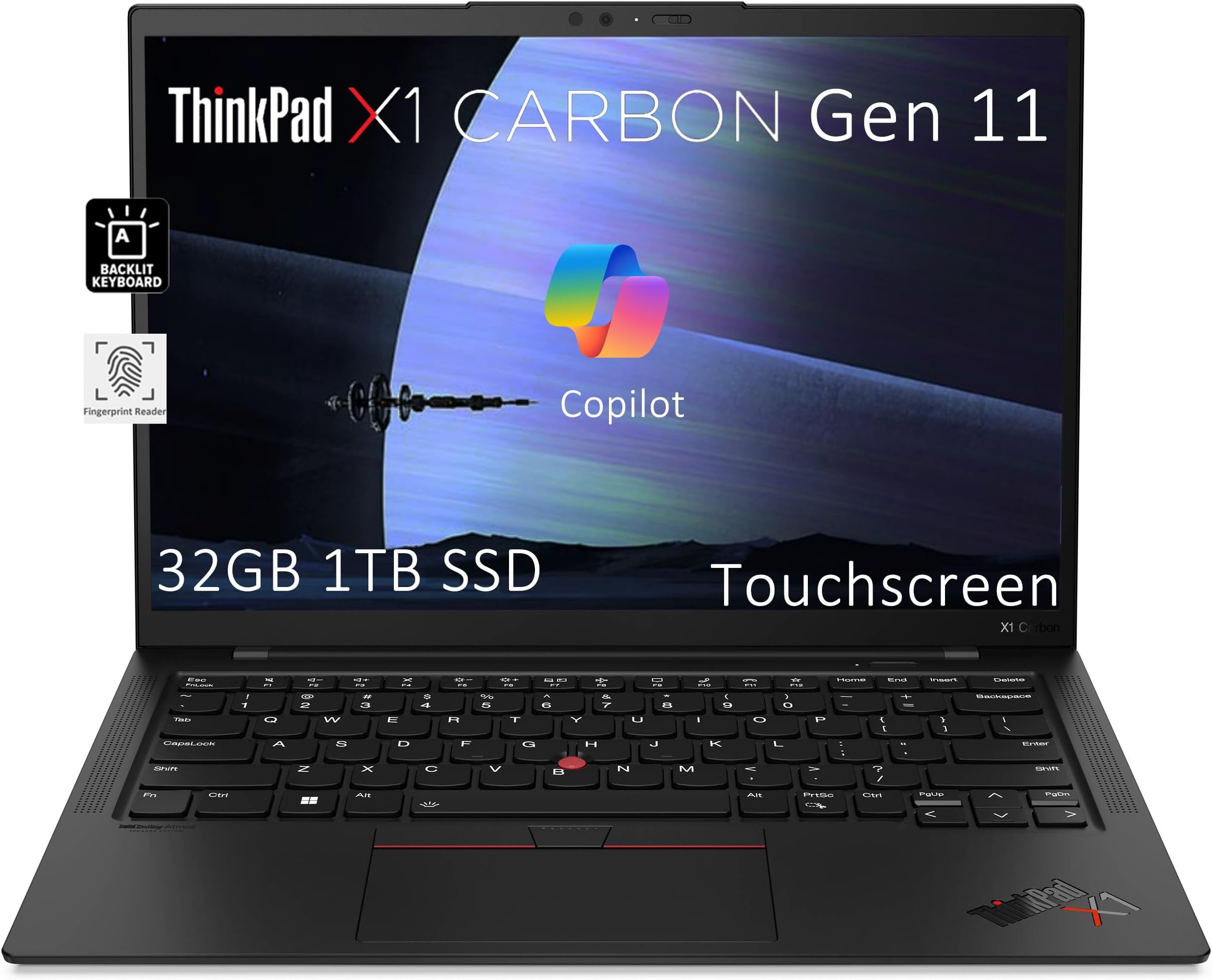 Amazon.com: Lenovo Gen 11 ThinkPad X1 Carbon Laptop with Intel Core i7 ...
