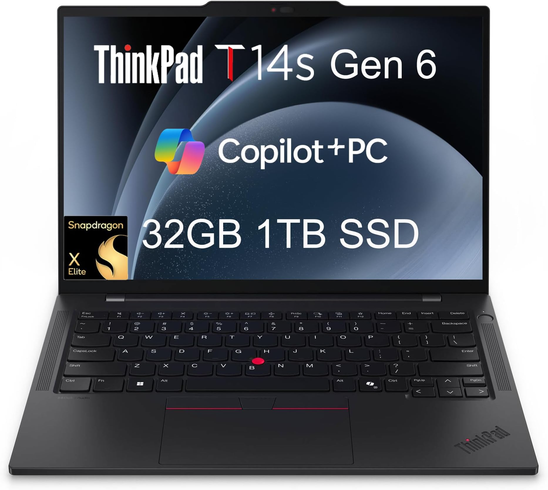 Amazon.com: Lenovo ThinkPad T14s Gen 6 21M1001YUS 14" Copilot+ PC ...