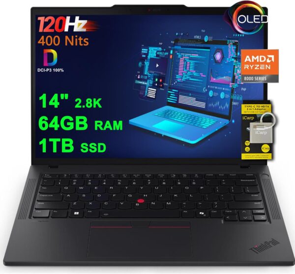 Amazon.com: Lenovo ThinkPad P14s Gen 5 Laptop with Intel Core Ultra 7 ...