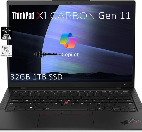 Amazon.com: Lenovo Gen 12 ThinkPad X1 Carbon Laptop (14" FHD+ ...