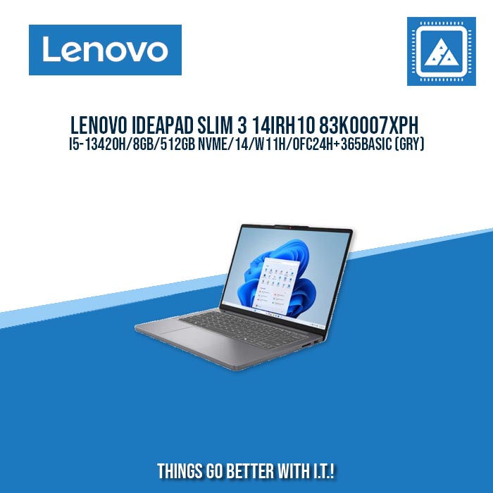 LENOVO IDEAPAD SLIM 3 14IRH10 83K0007XPH I5-13420H/8GB/512GB NVME | BE ...