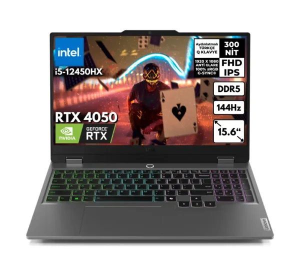 Laptop Lenovo LOQ i5-12450HX i5-12450HX RTX4050