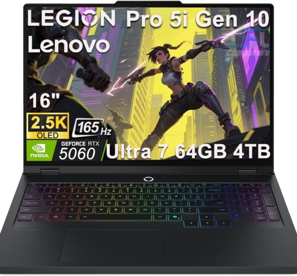 Amazon.com: Lenovo Legion 5 Pro 5i Gen 10 - Laptop para juegos (16" 2 ...