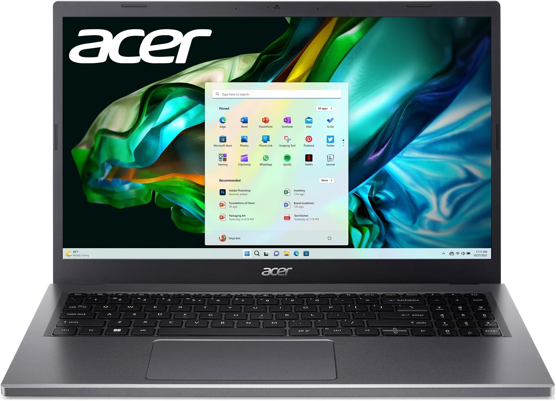 Amazon.com: acer Aspire 5 15.6" Laptop i5-12450H 12GB RAM 512 GB PCIe ...