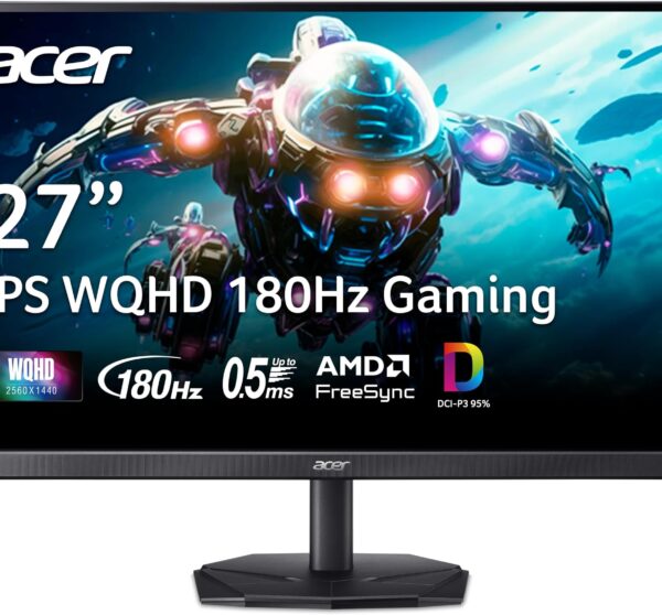 Amazon.com: MONITOR acer Nitro 27 Inch WQHD 2560 x 1440 ZeroFrame ...