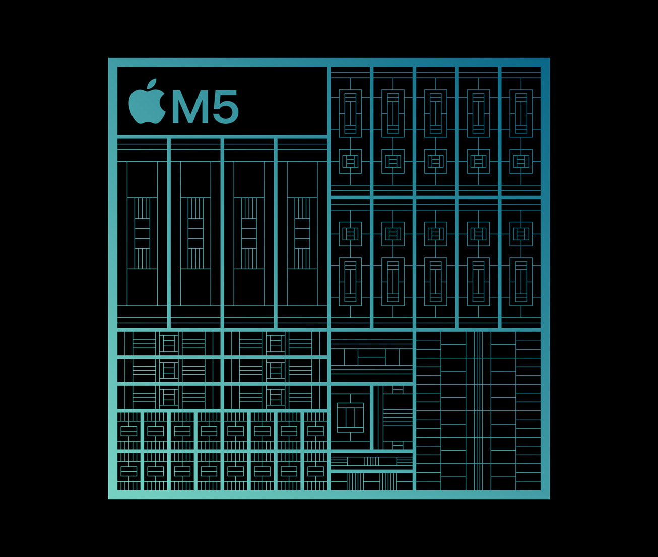 Apple lance la puce M5, une avancée majeure pour les performances d'IA ...
