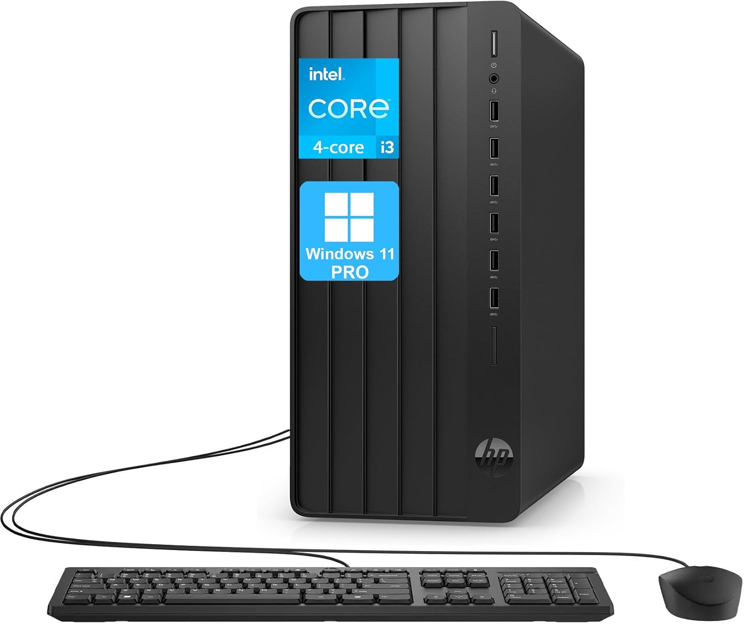 Amazon.com: HP Pro Tower 290 G9 Desktop Computer, 4-core Intel Core i3 ...
