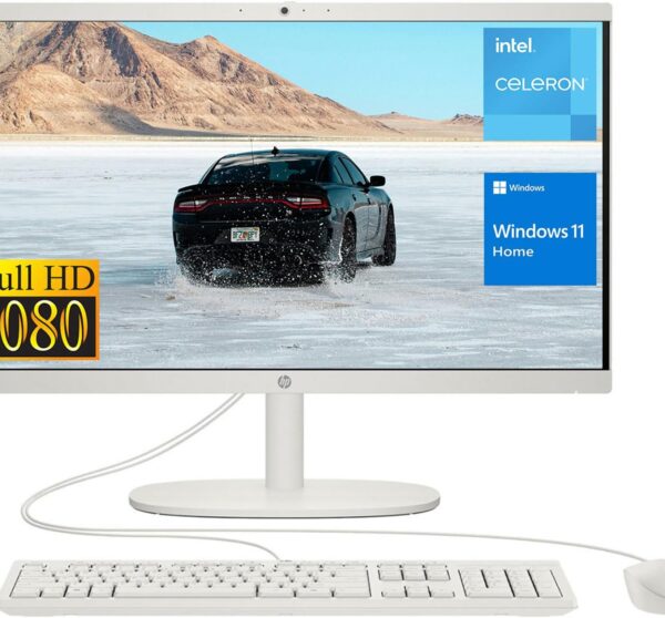 Amazon.com: HP All-in-One Desktop| 22" Full HD Display| Intel Dual-core ...