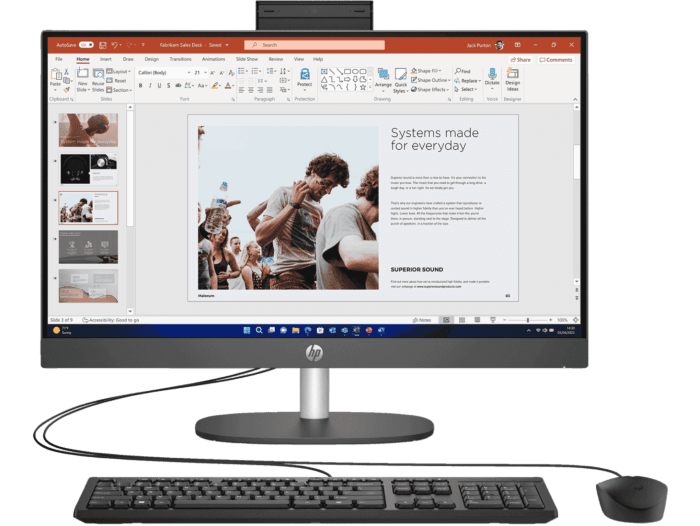 HP ProOne 240 G10 60.5 cm (23.8) All-in-One Desktop PC - 8 GB RAM ...