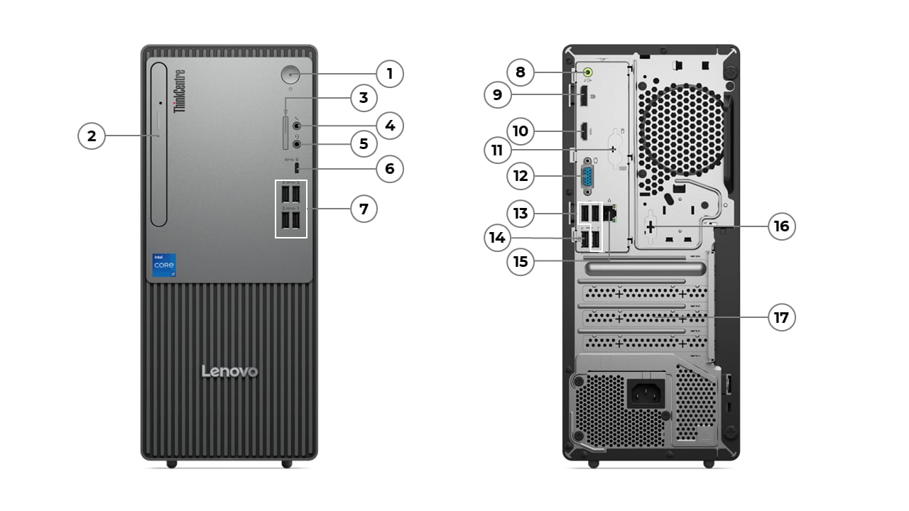 ThinkCentre Neo 50t i3 8GB 256GB SSD | Lenovo | Supertech