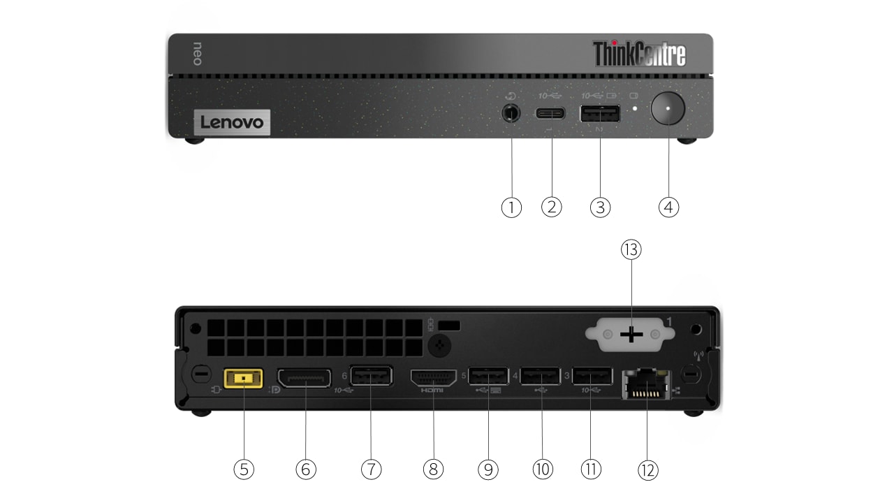 Computador Desktop Lenovo ThinkCentre Neo 50q, Gen 4 ,Tiny Intel Core ...