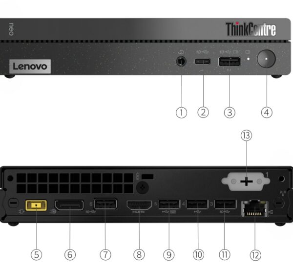 Computador Desktop Lenovo ThinkCentre Neo 50q, Gen 4 ,Tiny Intel Core ...